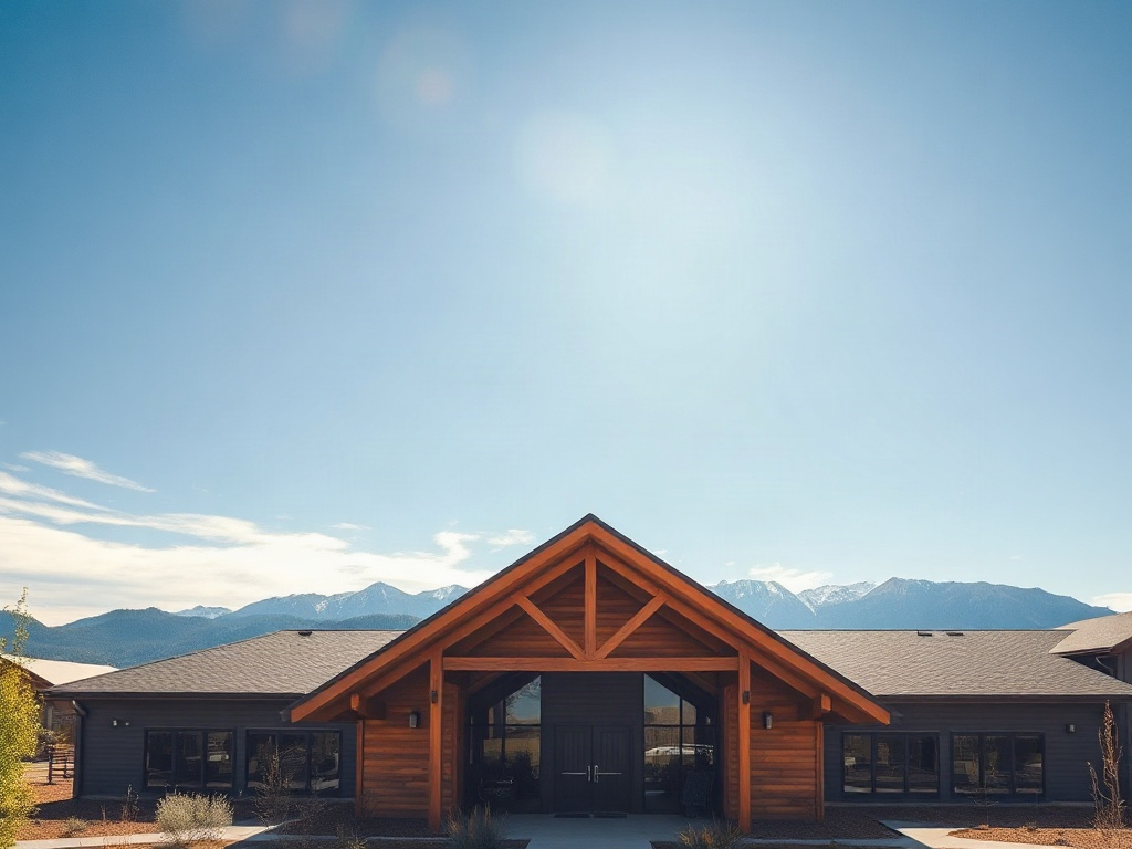 The Bow Valley 55+ Club building in Calgary (AI-generated illustration, demo only)