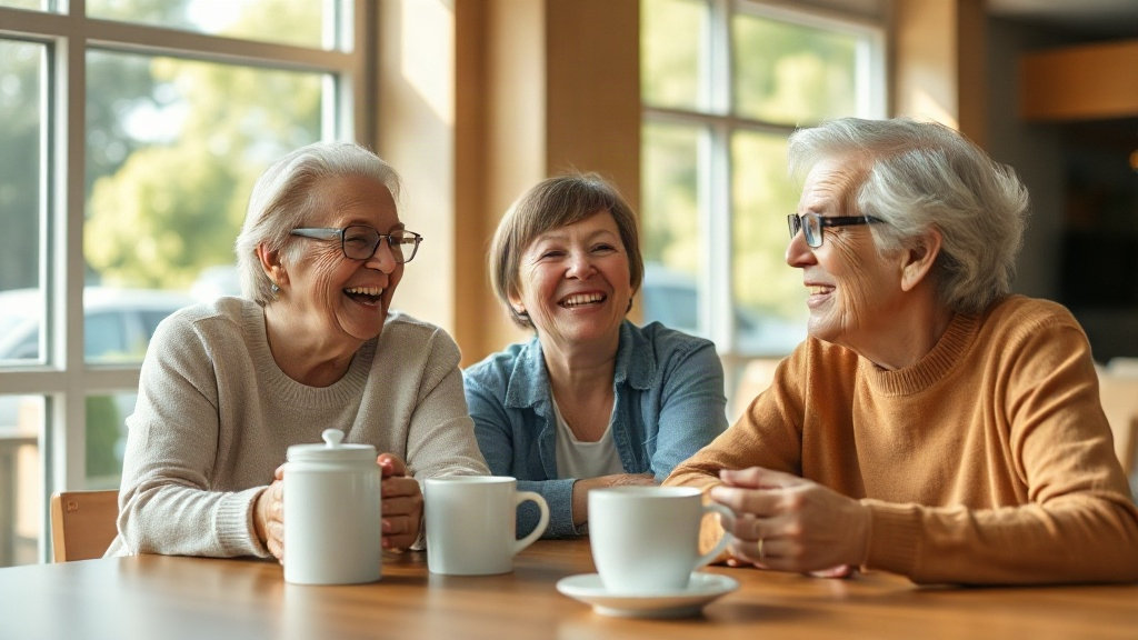 Harbourview Seniors Centre activities (AI-generated illustration, demo only)
