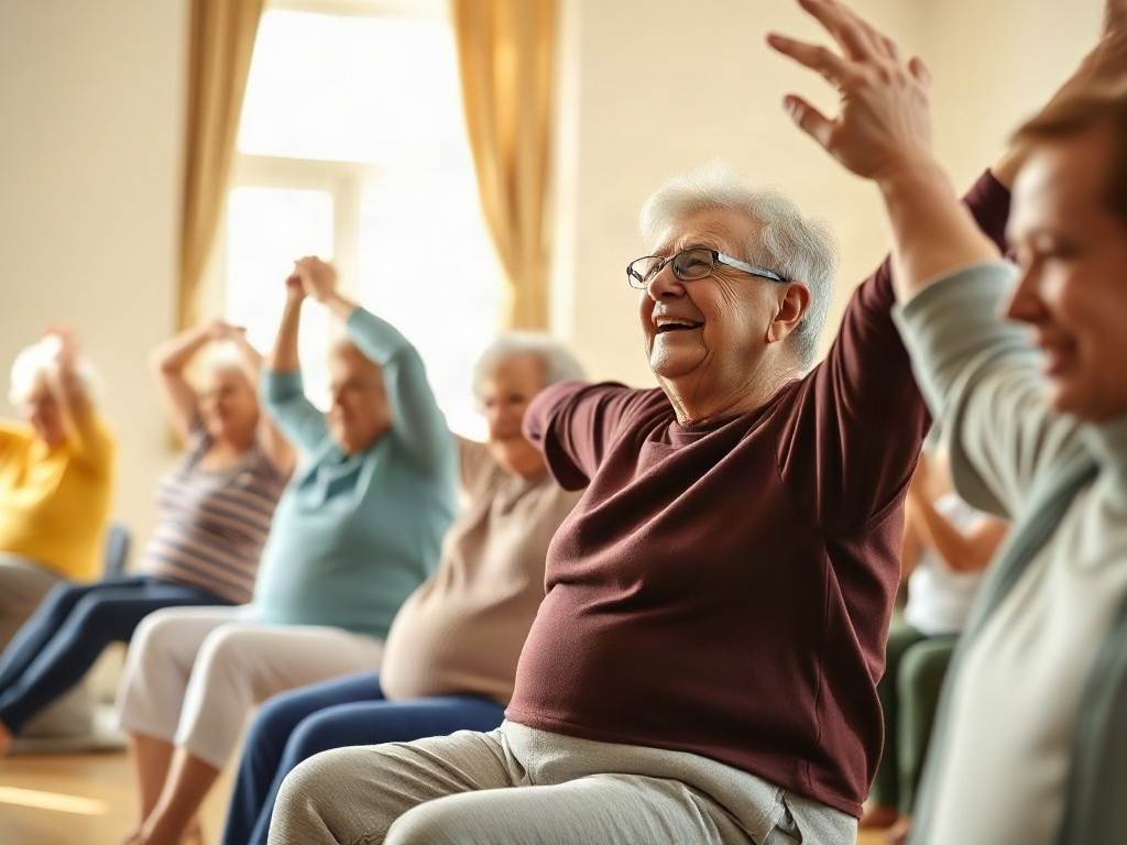 Cedarview Seniors Centre activities (AI-generated illustration, demo only)