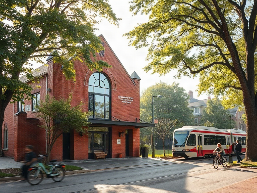The Maplewood Seniors Society building in Toronto (AI-generated illustration, demo only)